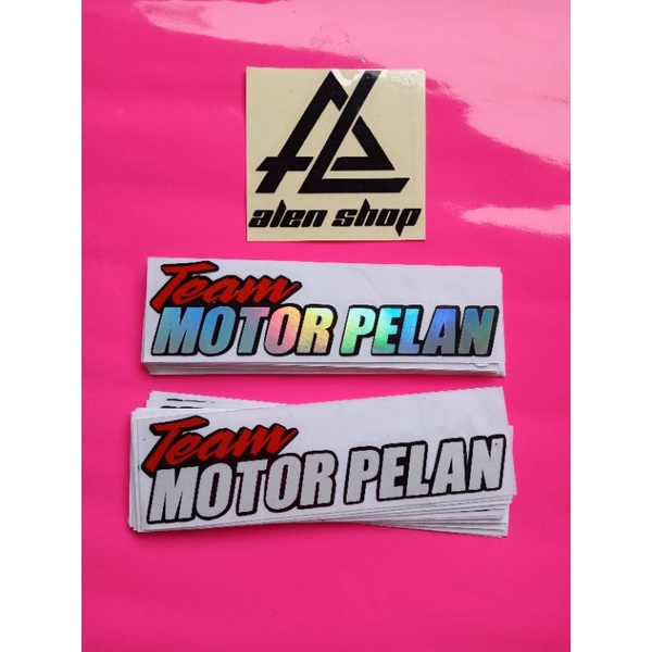 STICKER CUTTING TEAM MOTOR PELAN