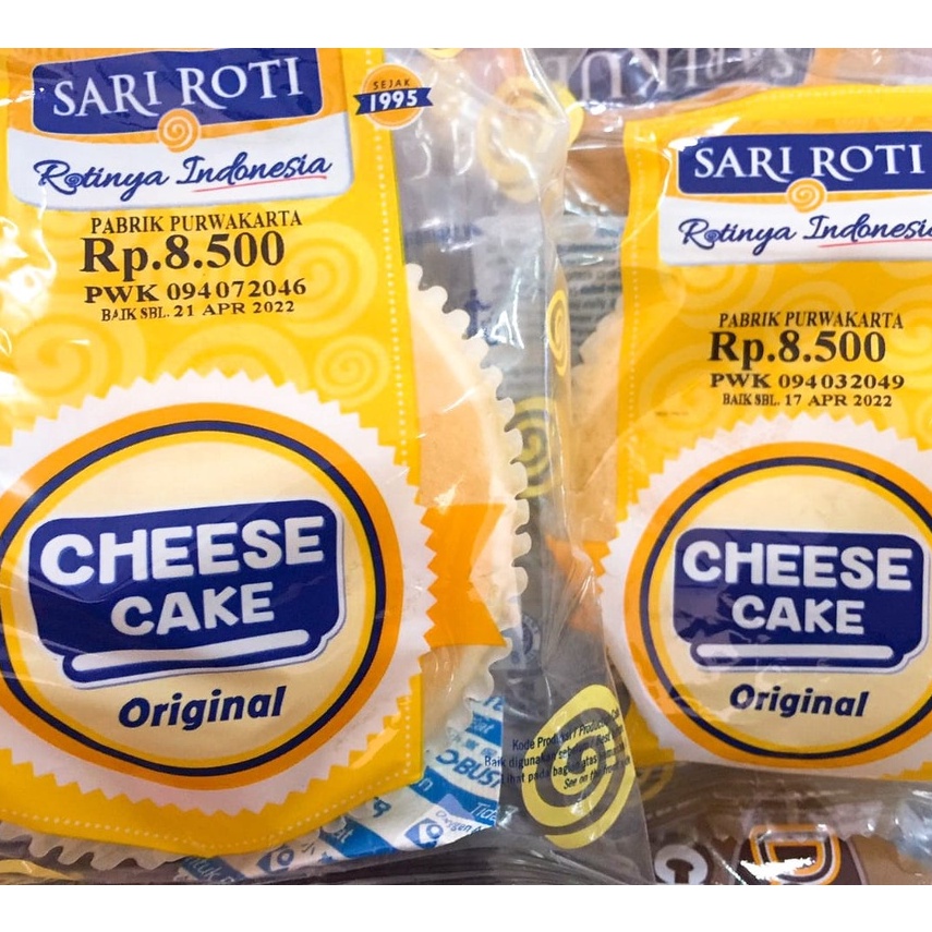 

SARI ROTI Cheese Cake Original - Kemasan 55 gr