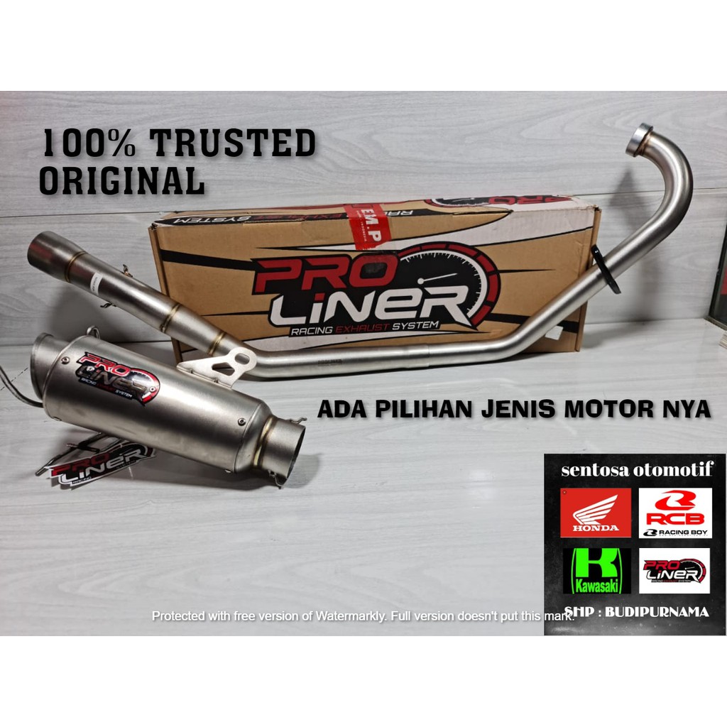 (PROLINER) FULL SYSTEM TR1 R SHORT KNALPOT R15 CB150 VIXION SONIC MX K46 FU CRF KLX TIGER