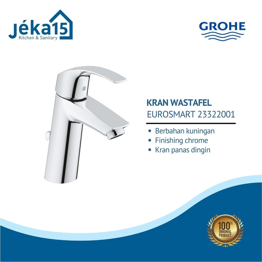 KRAN WASTAFEL GROHE EUROSMART 23322001