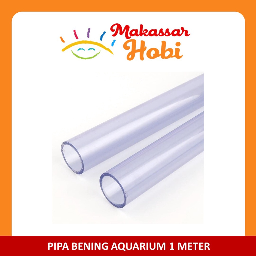 Pipa Aquarium Filtrasi Bening Aquarium Aquascape Panjang 1 meter