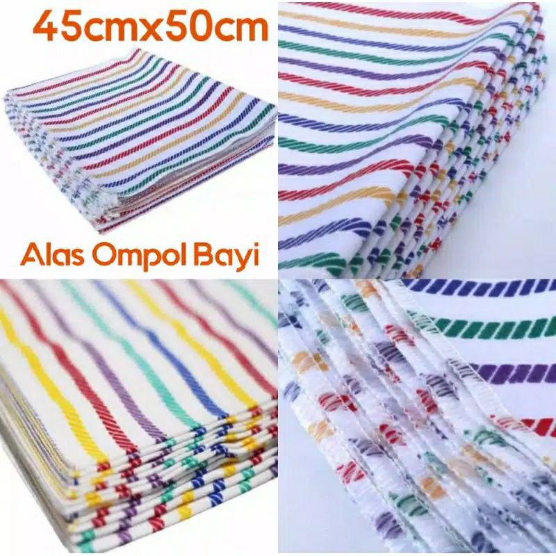 ALAS OMPOL BAYI / POPOK BAYI GARIS / POPOK BABY BERGARIS / POPOK LOREK BAYI