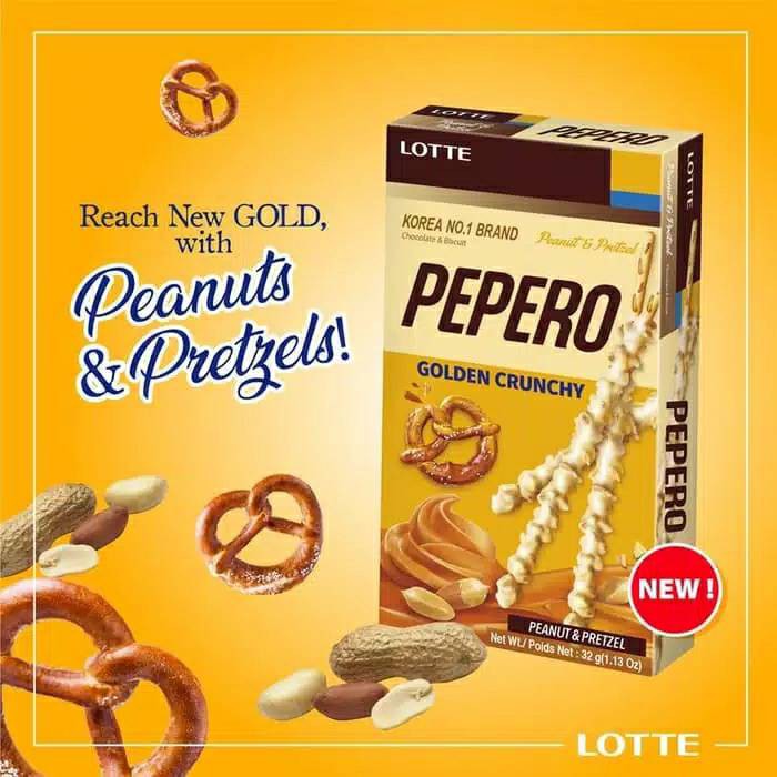 

LOTTE PEPERO GOLDEN ALMOND