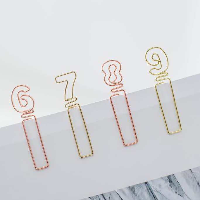 

BEST SELLER Numbers Deco Paper Clip Pembatas Kertas Halaman Buku Bentuk Angka Lucu - Zero TERJAMIN