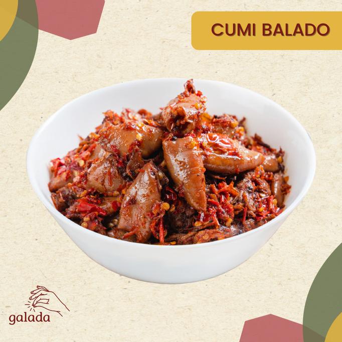 

Cumi Balado / Cumi Sambal Balado | Galada - 125gr