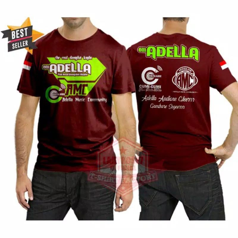 Kaos baju Om Adella AMC Cumi Cumi
