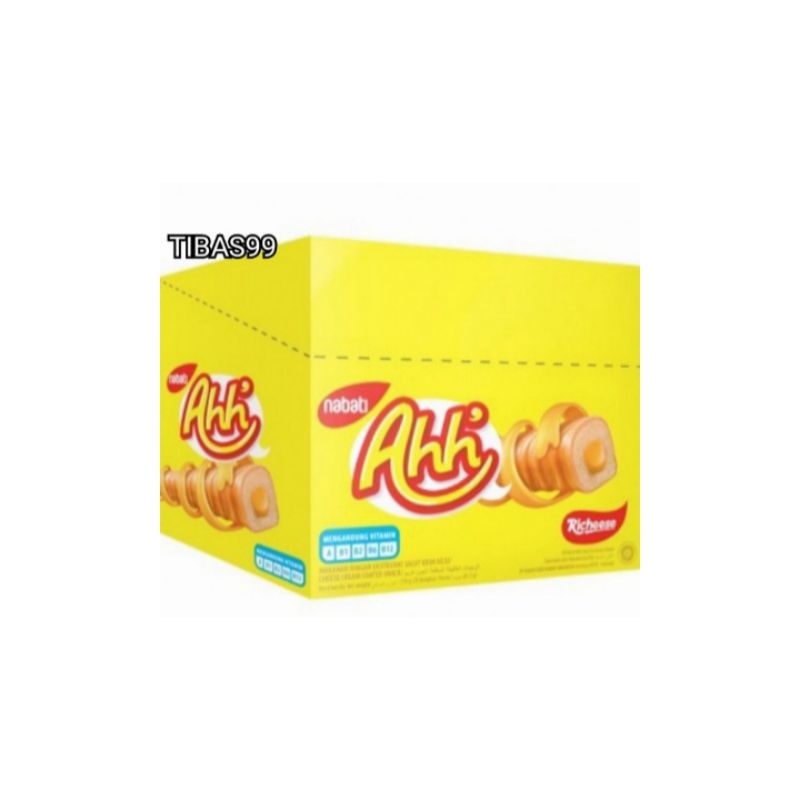 

Sneck Ahh Nabati Richeese 1 Box isi 20pcs