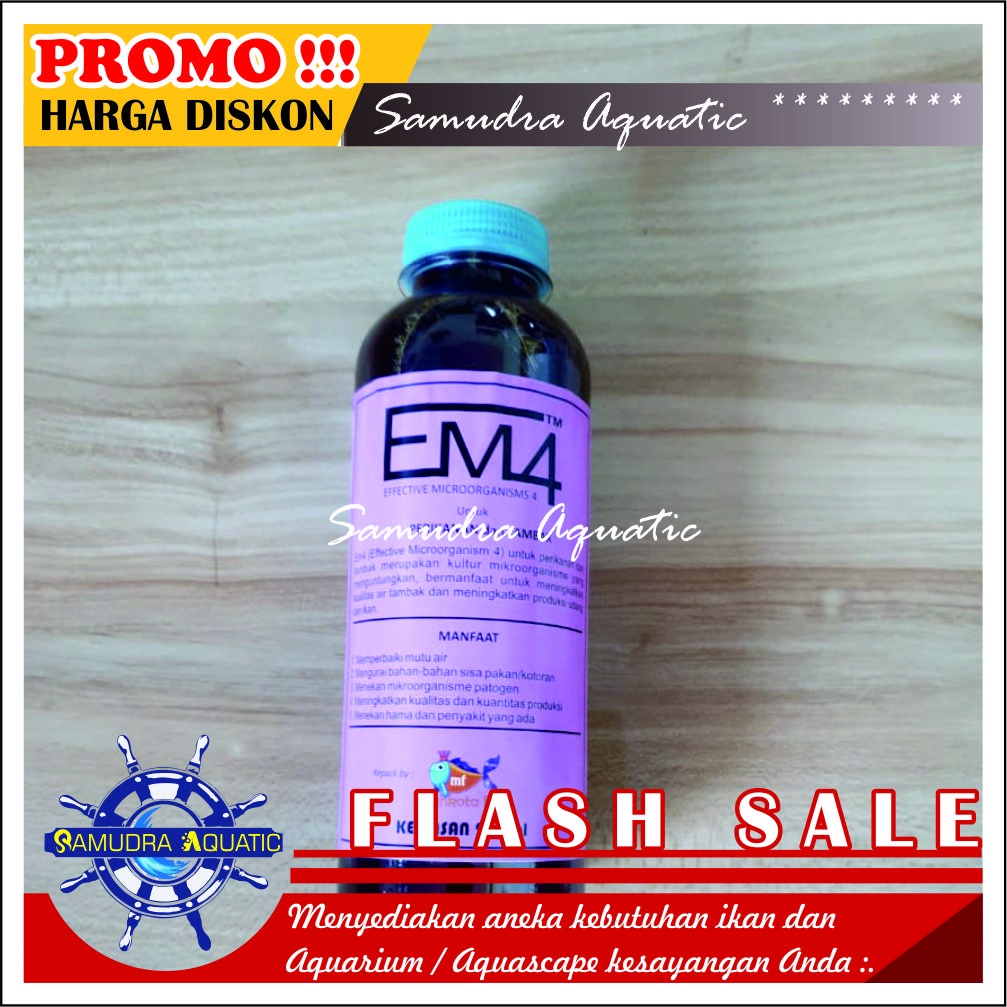 Probiotik EM4 Perikanan dan Tambak (250 ml)