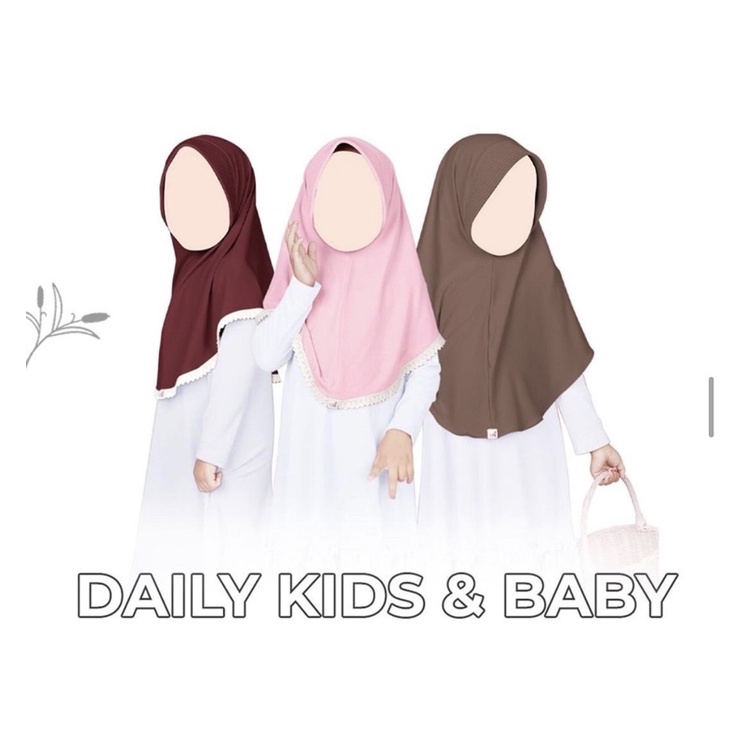Daily Khimar Anak Size 4-6 Atelier Angelina