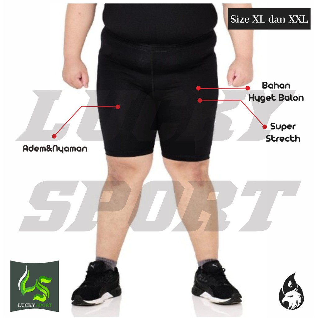 Celana Baselayer Big SIze Short Pants XL Dan XXL Pendek Gym daleman Murah Celana XL Short Pants XXL