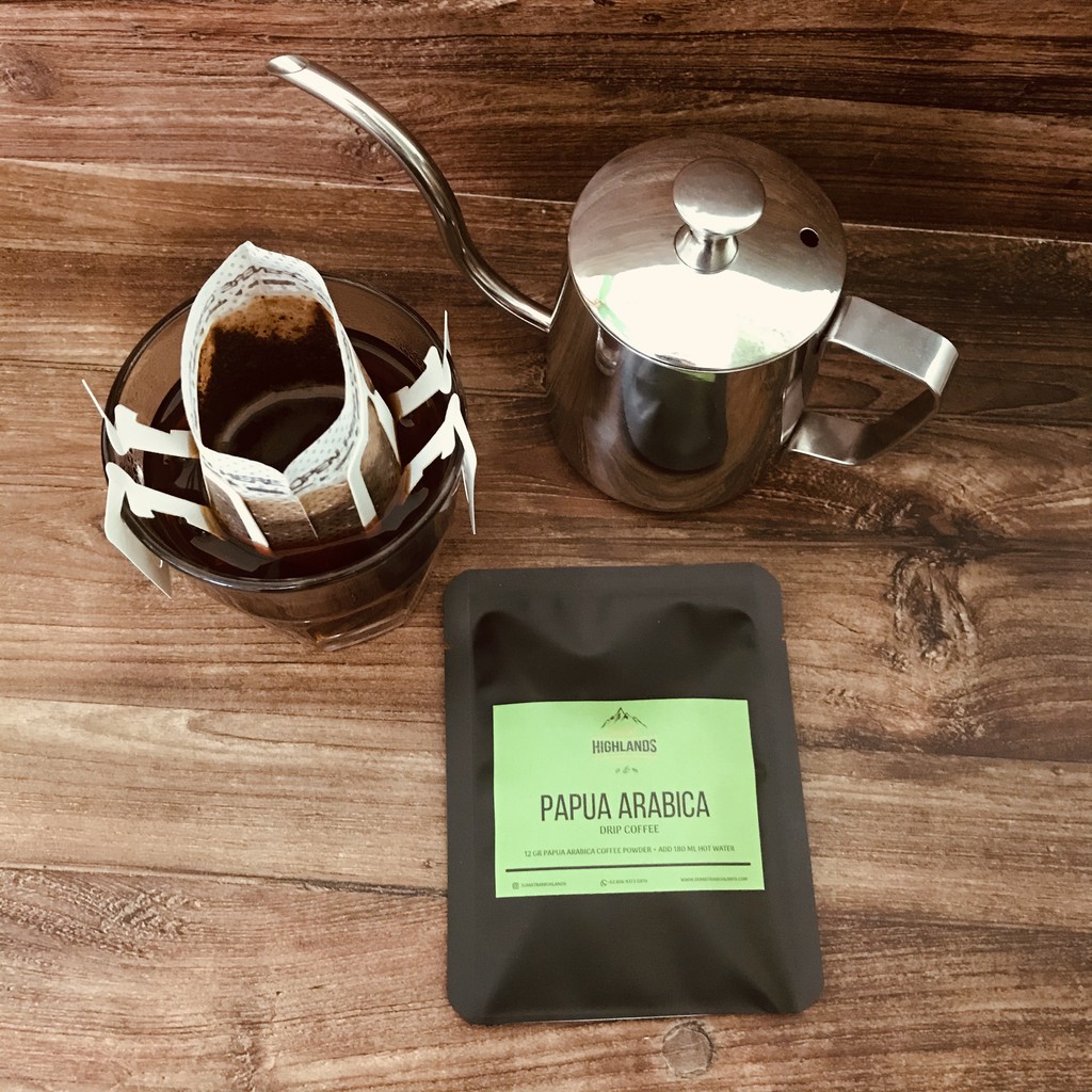 

DRIP COFFEE, PAPUA ARABICA, KOPI BUBUK - SINGLE ORIGIN