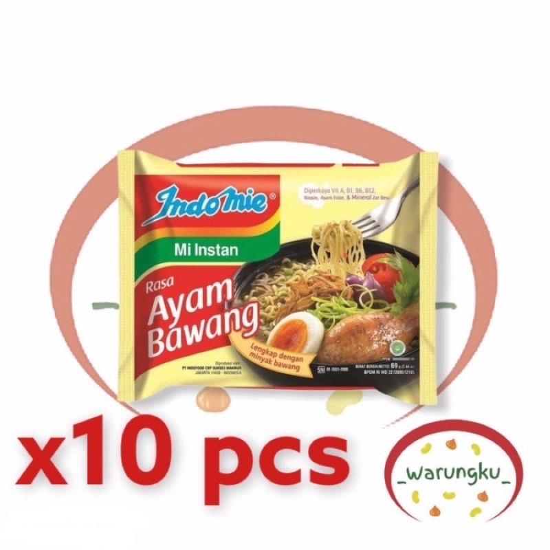 INDOMIE Ayam Bawang 10 pcs PROMO BUNDLE