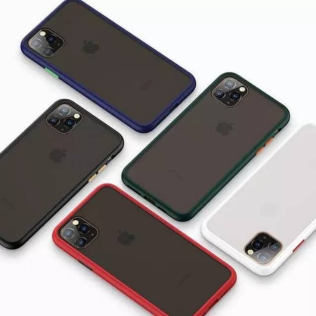 Hybrid MATTE iphone 11 12 11 12 pro 11 12 pro max case cover Armor FROSTED