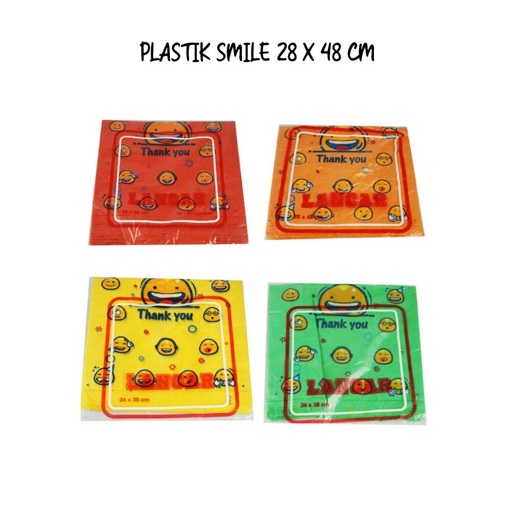 

kantong plastik smile ukuran 28