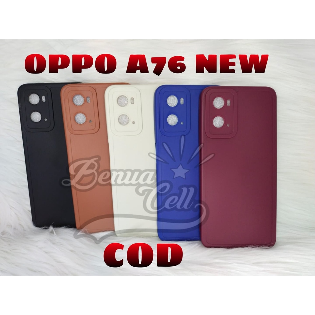 OPPO A76 CASE MACARON PRO KAMERA OPPO A76 NEW SOFTCASE CANDY + PELINDUNG KAMERA - BC