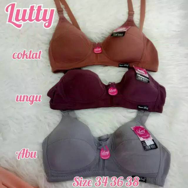 BH LUTTY KANCING DUA | BH SPOT LUTTY BERKUALITAS | BRA LUTTY | PAKAI DALAM WANITA.