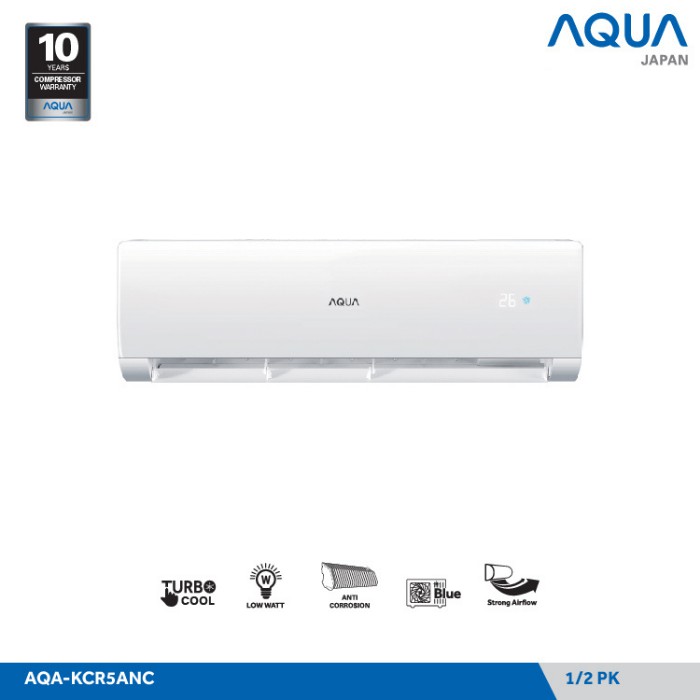 Aqua Japan AC Low Watt Split 1/2 PK AQA-KCR5ANC
