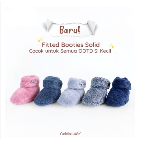 Cuddle Me Fitted Booties Sepatu Bayi Cuddleme Alas Kaki