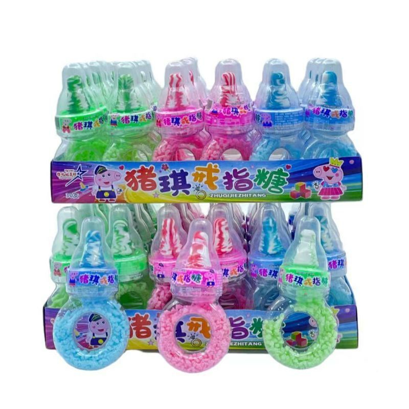 Permen Empeng Dot Cincin Peppa Pig