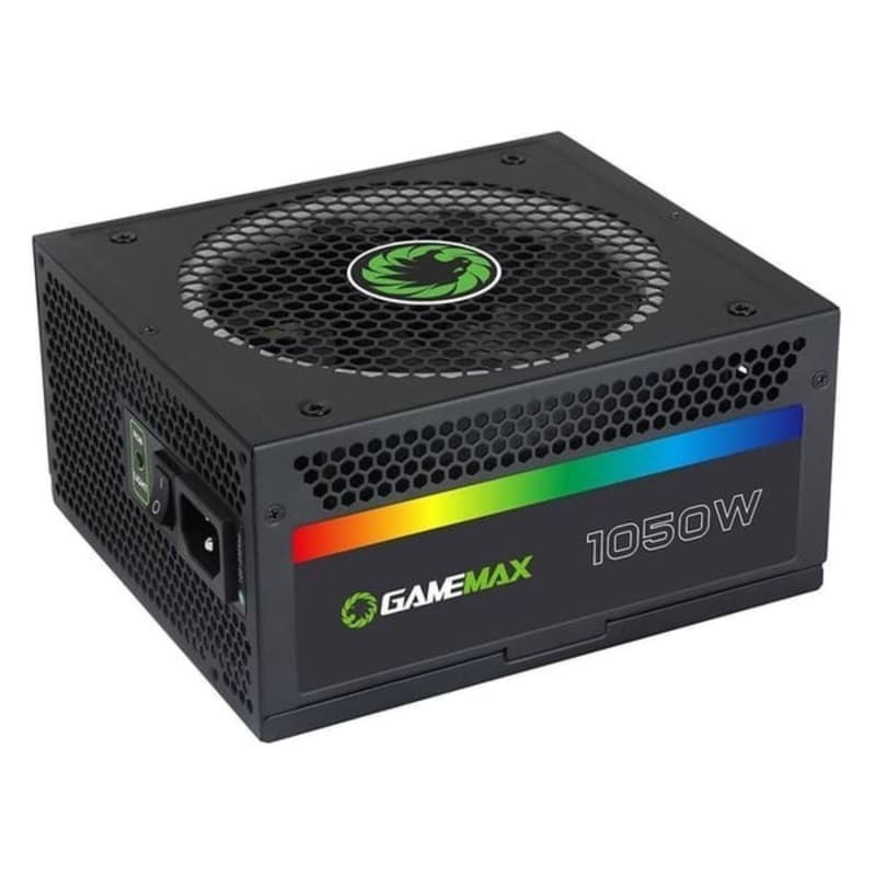 Gamemax PSU 1050W 80+ Gold Modular RGB - Power Supply 1050Watt Modular Gold