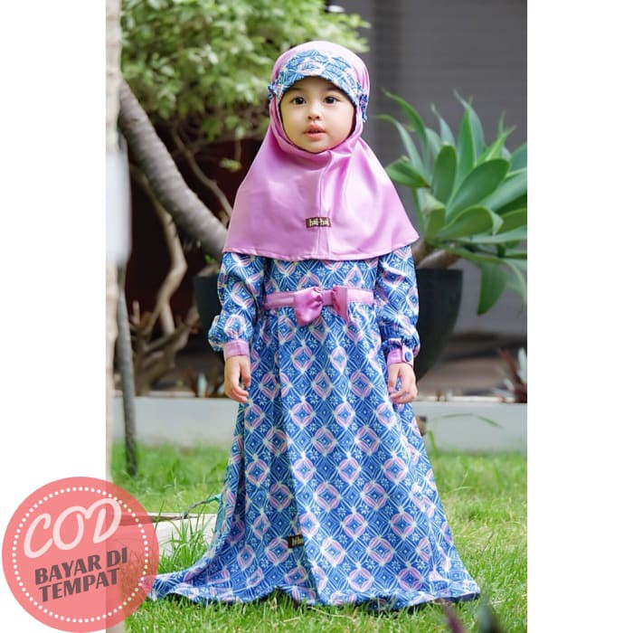 Bayar di  Tempat Baju  Gamis  Anak HaiHai GA 22 Ready Stok 