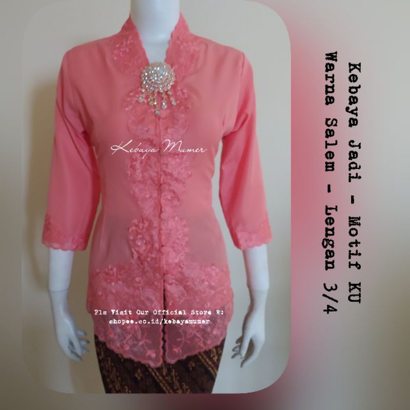 Kebaya Bordir. Kebaya Encim. Kebaya Modern. Kebaya Jadi. Kebaya Putih. Kebaya KU.