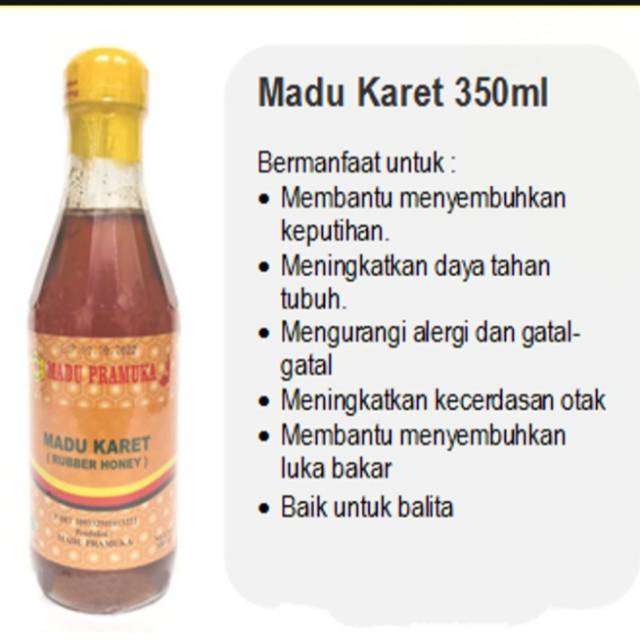 

Madu karet 350ml