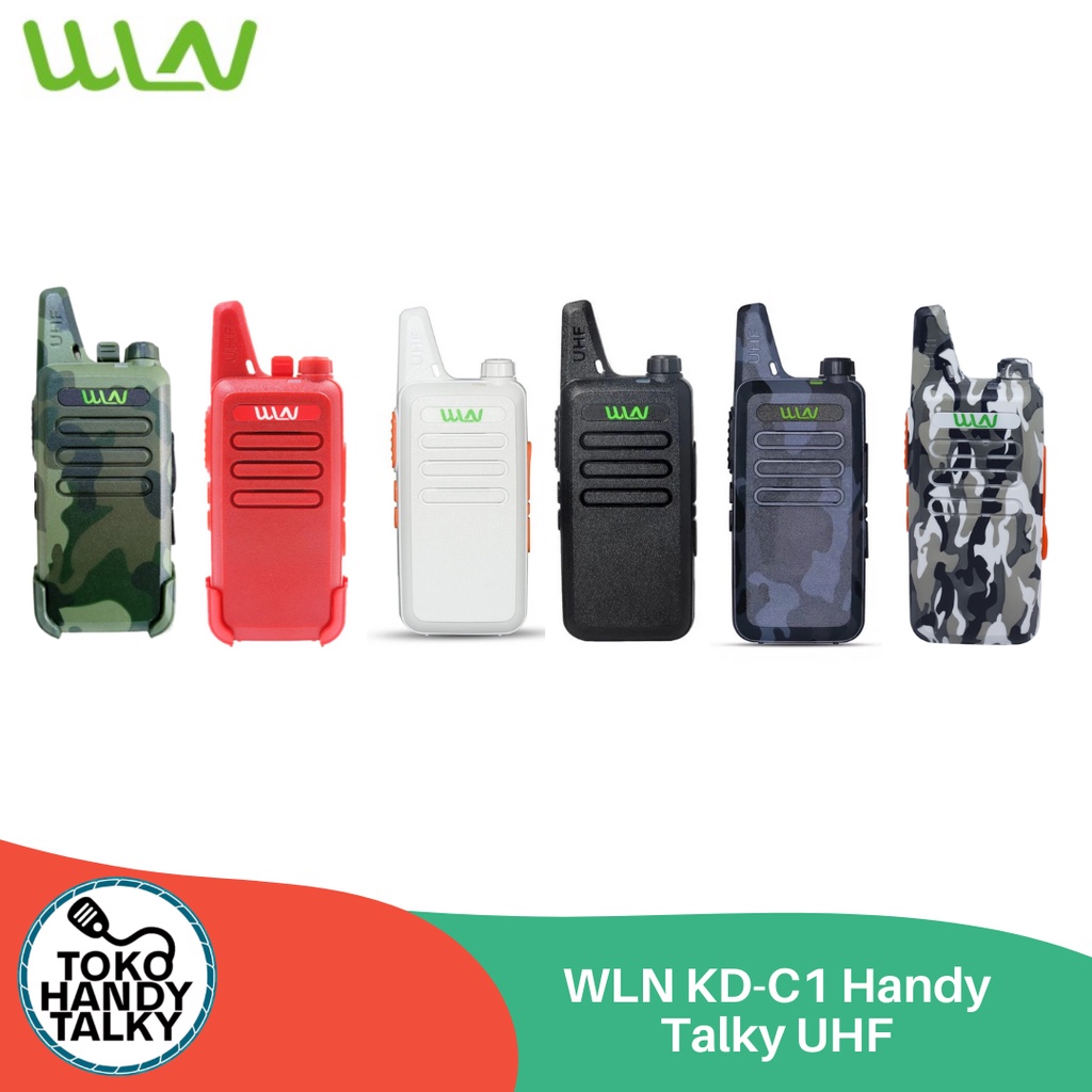 WLN KD-C1 HANDY TALKY UHF SEPASANG NEW ORIGINAL