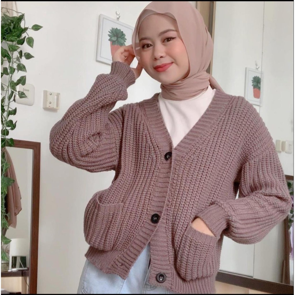 ZRS [COD] + [GRATIS ONGKIR] Cardigan Bitha / Cardigan / Cardigan Wanita / Sweater Wanita