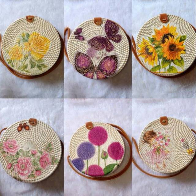 Tas rotan deco