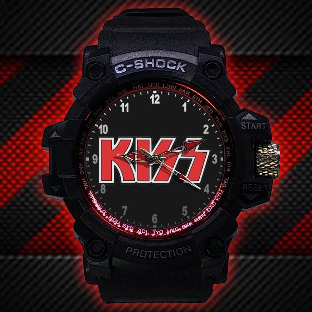 (ISTIMEWA BOSSQUE) JAM TANGAN KISS LIST MERAH - EXCLUSIVE 8