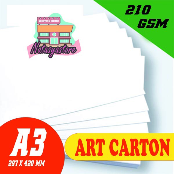 Art Carton A3 210 gsm Paper Kertas