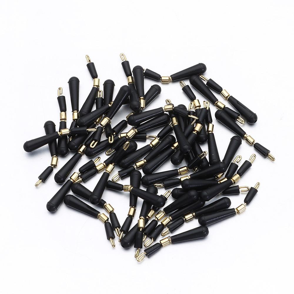 Top 50Pcs/Lot Alat Pancing Blok Hot Bobber Rotasi Tahan Lama Luar Ruangan