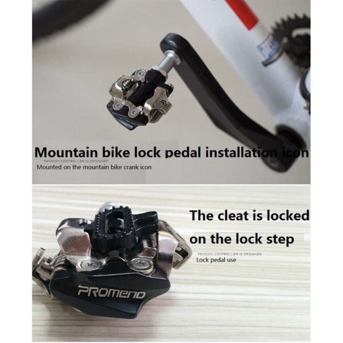 Pedal Cleat Sepeda PROMEND Self locking Pedal 2 pcs