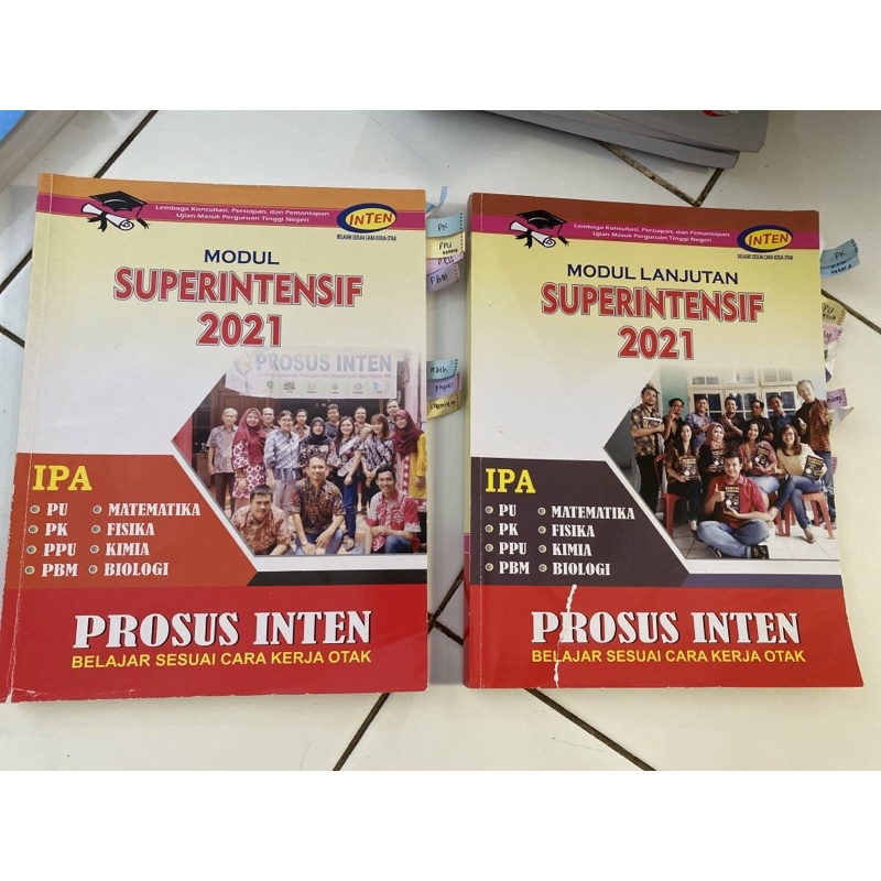 BUKU BIMBEL INTEN UTBK SBMPTN SAINTEK SUPERINTENSIF (PRELOVED)