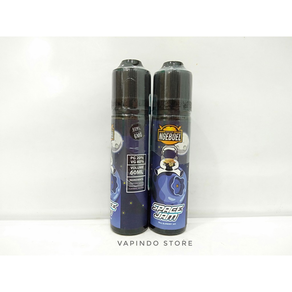 NIC 6MG NGEBOEL SPACE JAM 60ML BLUEBERRY JAM PREMIUM LIQUID VAPE VAPOR