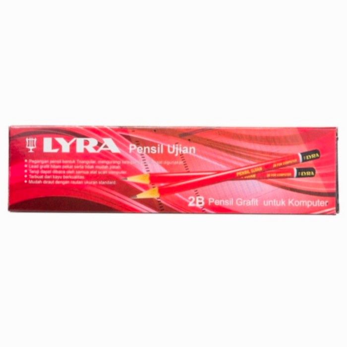 

Triangular Pensil LYRA Ujian 2B / Pensil Segitiga Lyra