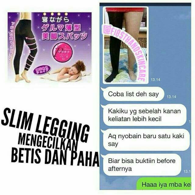 LEGGING SLIMMING NIGHT LEGING PENGECIL BETIS DAN PAHA ( BAHAN TEBAL )