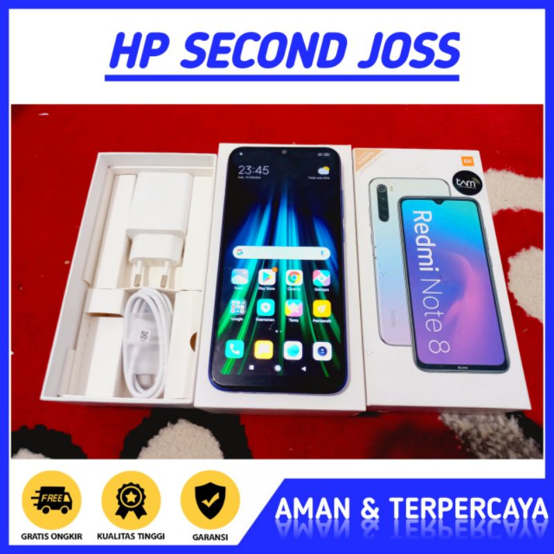 Redmi Note 8 Ram 6/128 GB Second Bergaransi