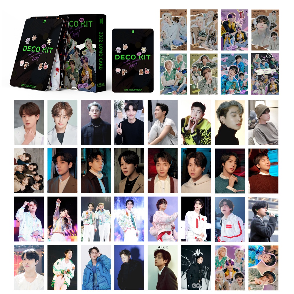 54pcs / set Kartu Lomo Foto KPOP 2022 Untuk Koleksi ARMY