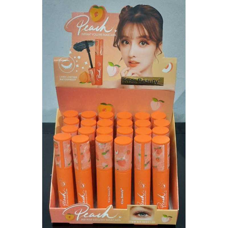 MASCARA KISS BEAUTY PEACH 56501 LONGLASTING