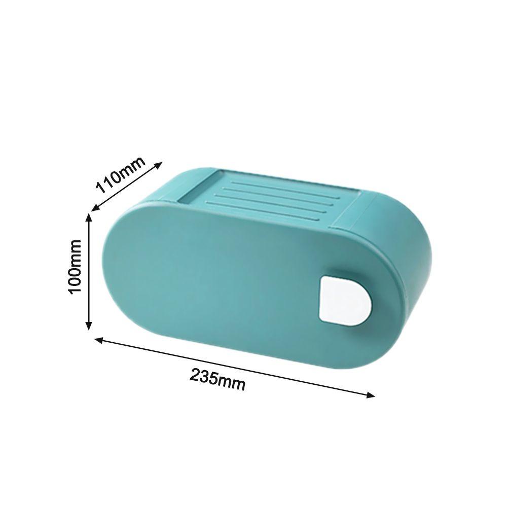 Populer Toilet Paper Holder New No Punching Wall Mounted Kitchen Penyimpanan Kertas Roll/ Dispenser Kertas Serut