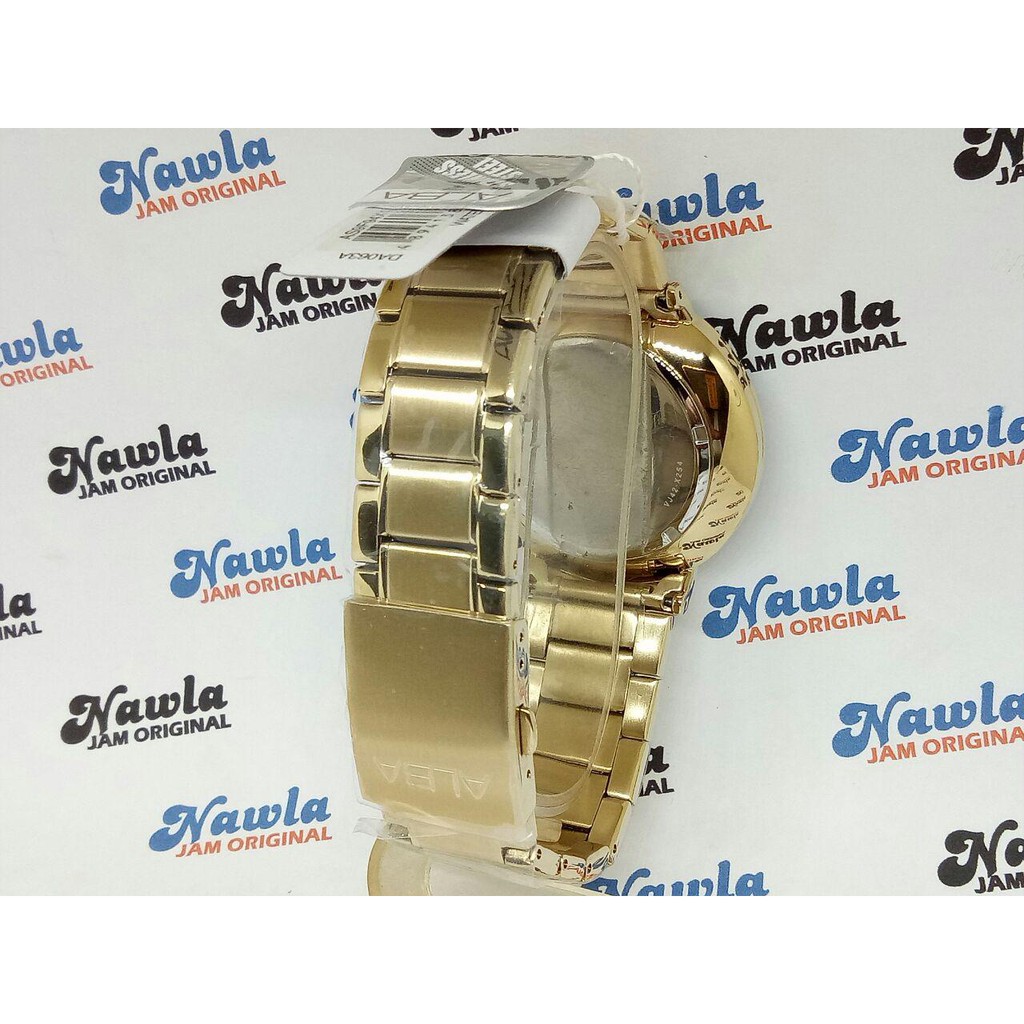 Alba Quartz AS9F94X1 Gold IP Stainless - Jam Tangan Pria AS9F94