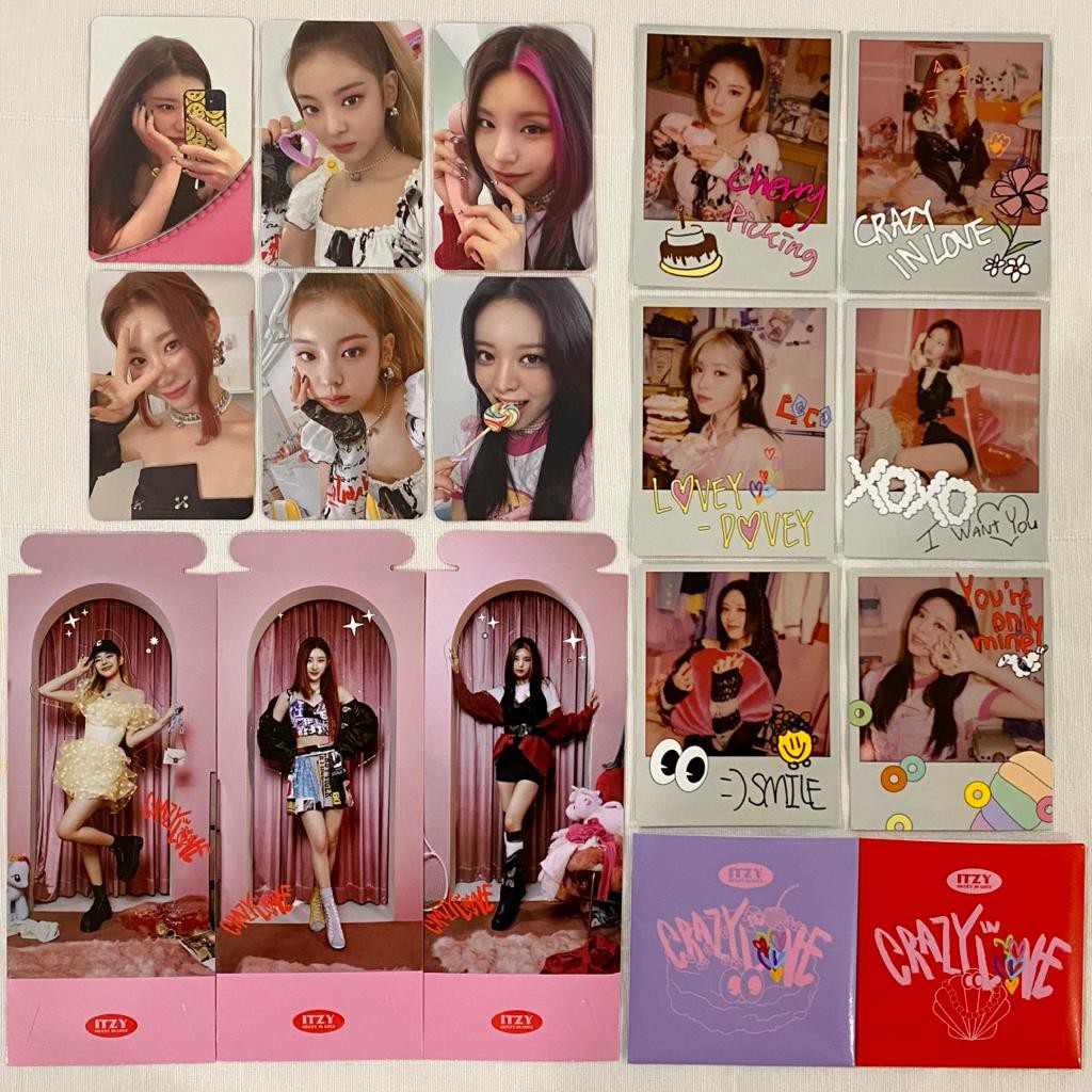 ITZY Crazy In Love Photocard / PC / Polaroid / Pola (Yeji, Lia, Ryujin, Chaeryeong, Yuna)