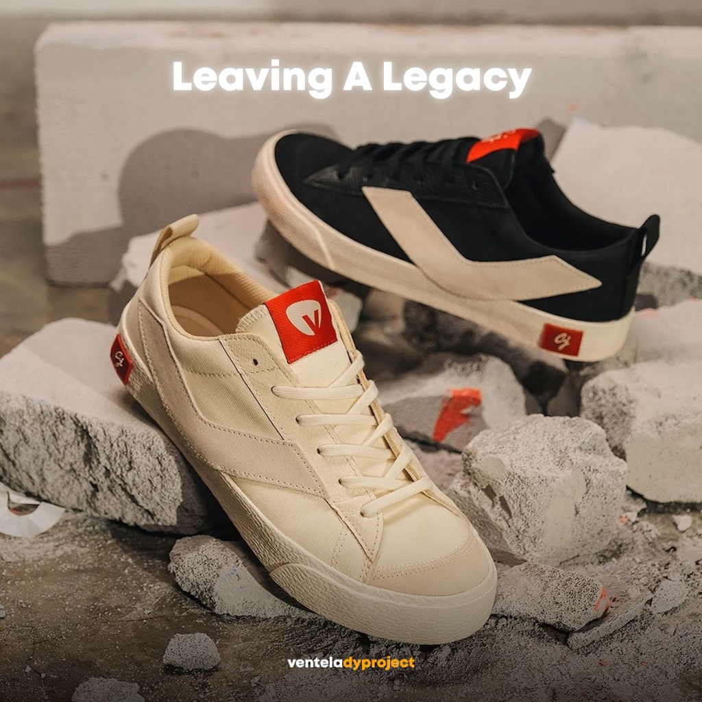 Ventela X CJ Chicco Jerikho Leaving A Legacy Black / Cream 100% Original