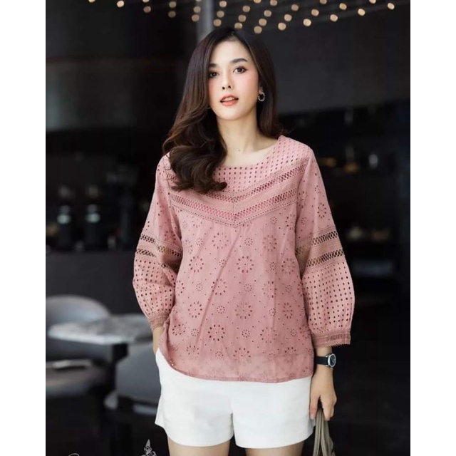 Atasan Blouse Cutie Minute Premium Import Bangkok