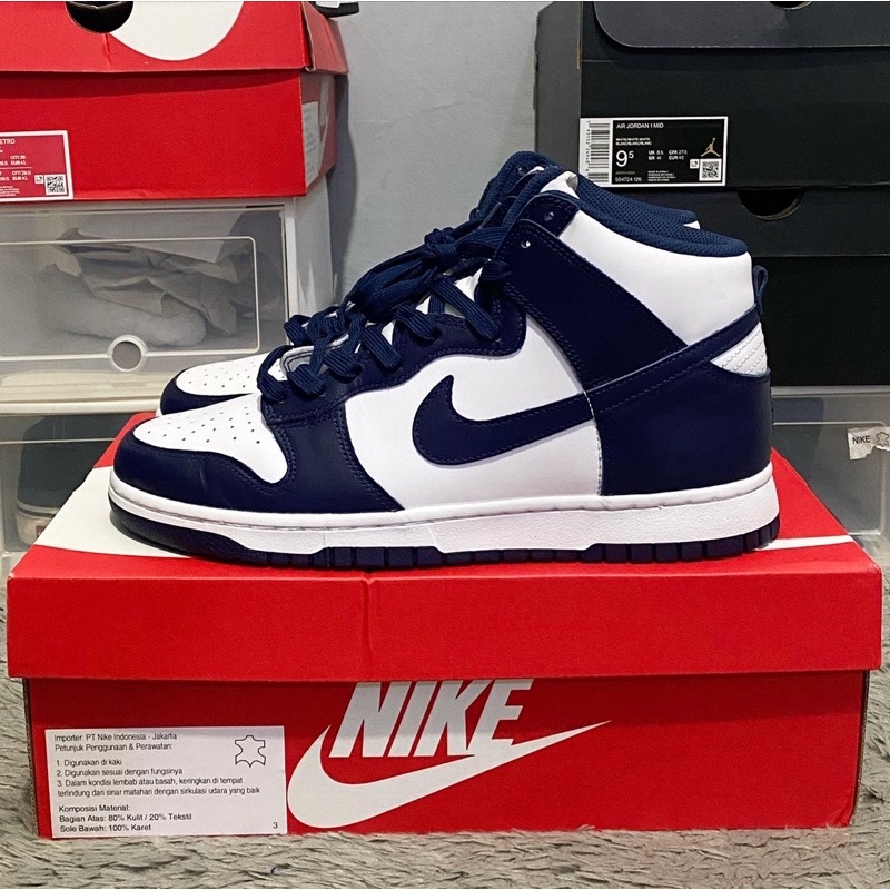 Nike Dunk High MidNight Navy *100% Original