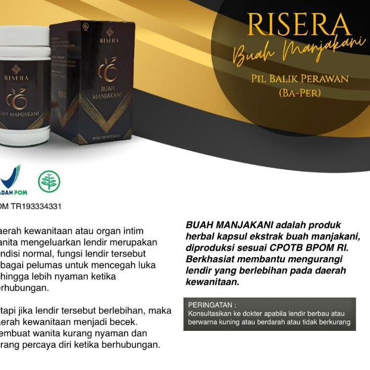 ✪ RISERA BUAH MANJAKANI ORIGINAL Mengatasi Kebersihan Miss V Wanita Dari Dalam ⅎ