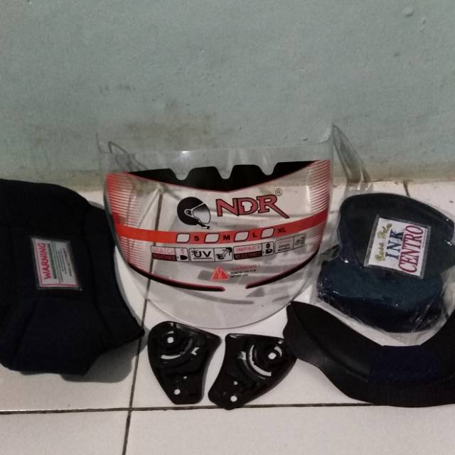 Busa helm ink centro + kaca ink centro