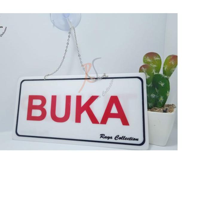 ➹ TULISAN ACRYLIC BUKA TUTUP MURAH ✻